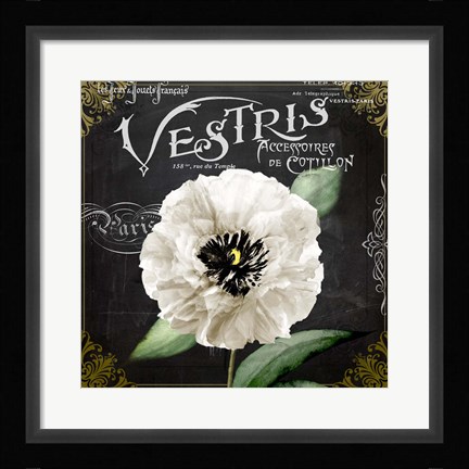 Framed Fleur du Jour II Print