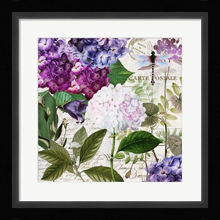 Framed Garden Glow I Print