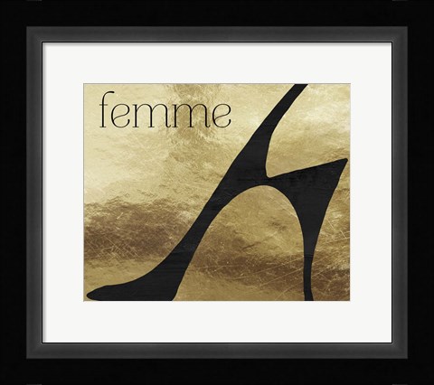 Framed Femme Fatale II Print
