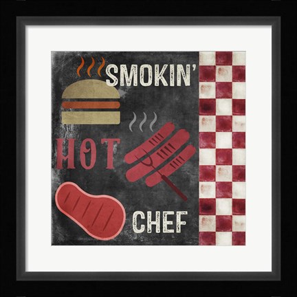 Framed Texas BBQ 3 Print