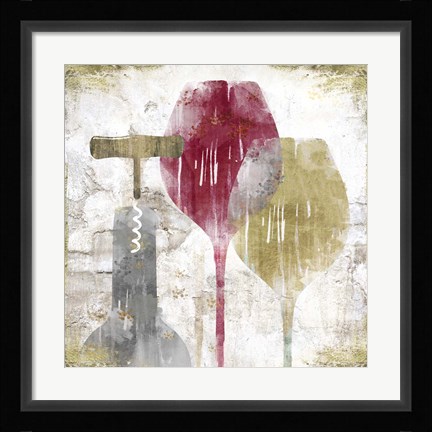 Framed Savory Ruby Print