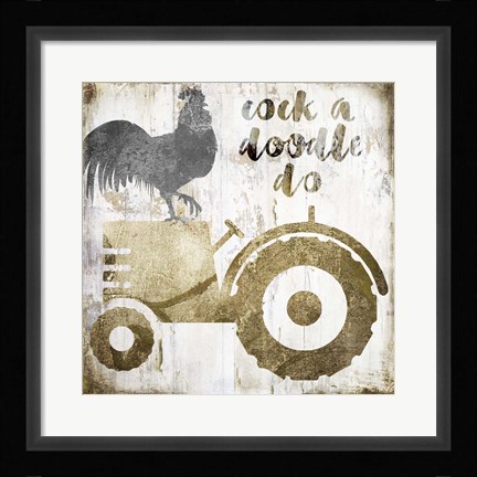 Framed Fresh-Dairy II Print