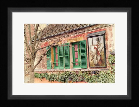 Framed Au Lapin Agile II Print