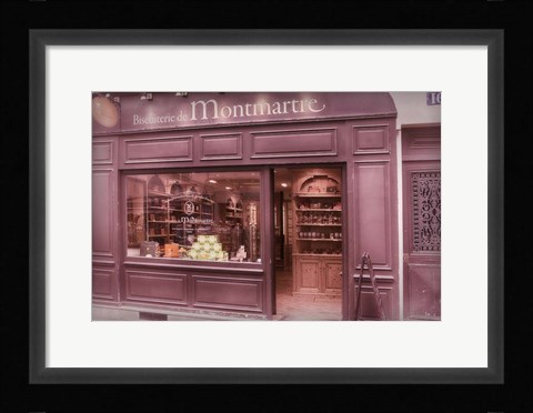Framed Biscuiterie de Montmartre Print