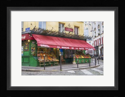 Framed Green Grocer In Paris Print