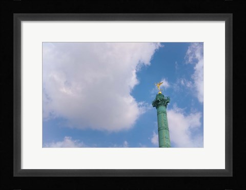 Framed La Colonne de Juillet Print
