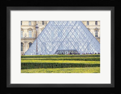 Framed Louvre Pyramid Print