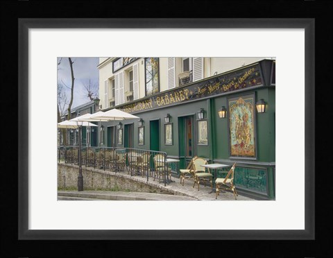 Framed Montmartre Cabaret Print