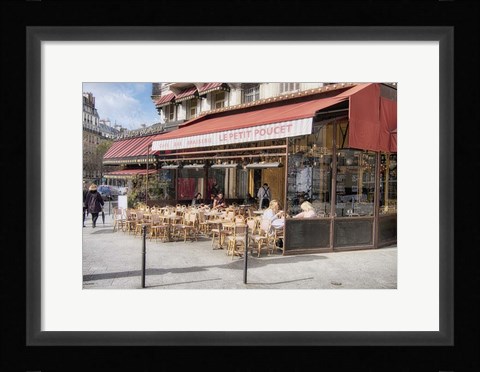 Framed Paris Terrace Print