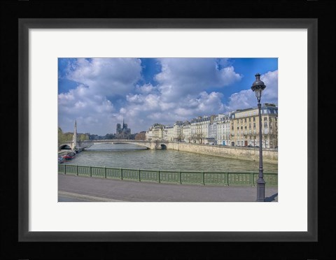 Framed River Seine Print