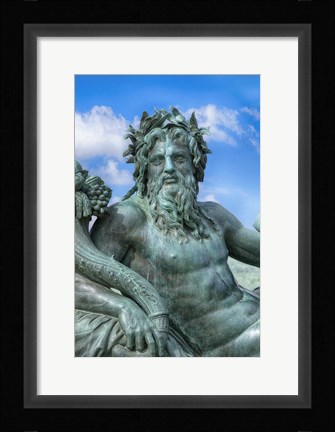 Framed Statue The Loire Print