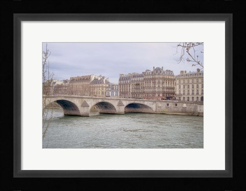 Framed View Over The Seine Print