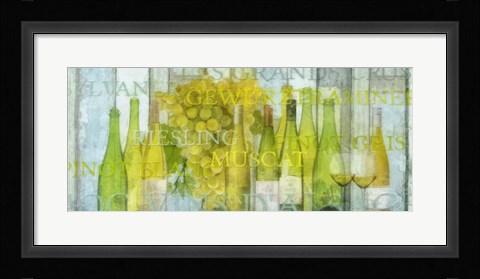Framed Alsace Wine Print