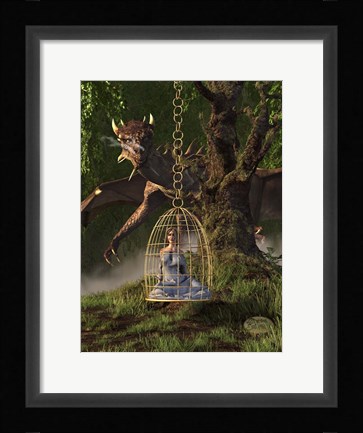 Framed Dragon Bait Print