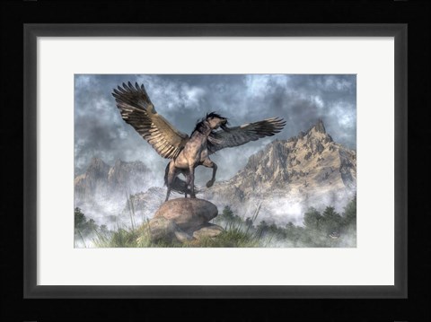 Framed Pegasus Print