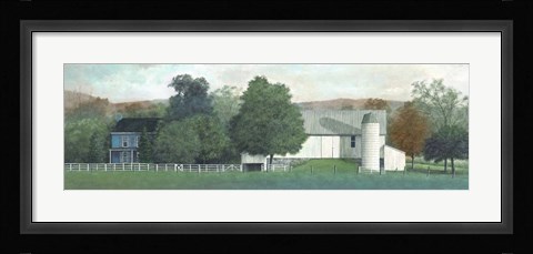 Framed Early October Teal Print