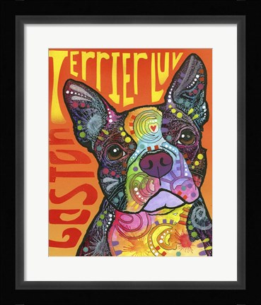 Framed Boston Luv Print