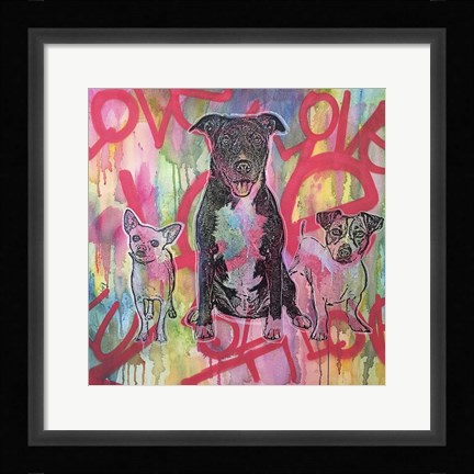 Framed Tres Amigos Print