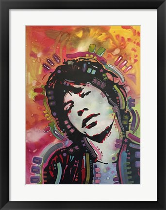 Framed Mick 2 Print