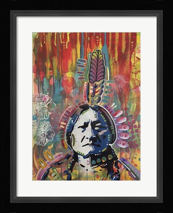 Framed Sitting Bull 1 Print