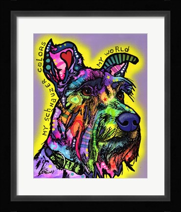 Framed My Schnauzer Print