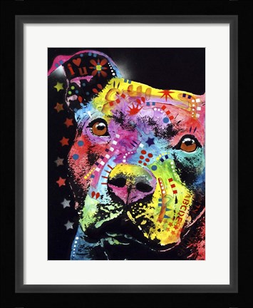 Framed Thoughtful Pit Print