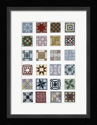 Framed Quilts Print