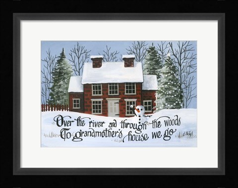 Framed Grandma's House 1 Print