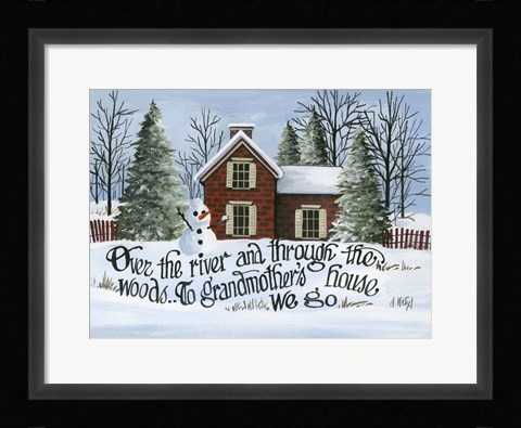 Framed Grandma's House 2 Print