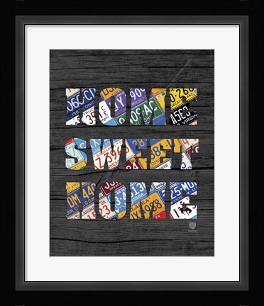 Framed Home Sweet Home Print