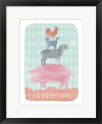 Framed Farm 2 Print