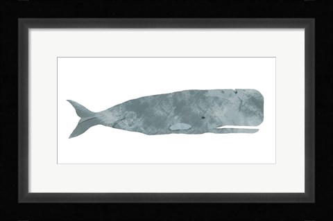 Framed Whale Print