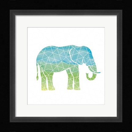 Framed Elephant Print