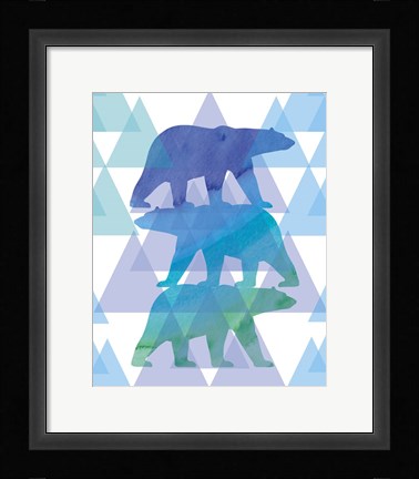 Framed Geometric Polar Print