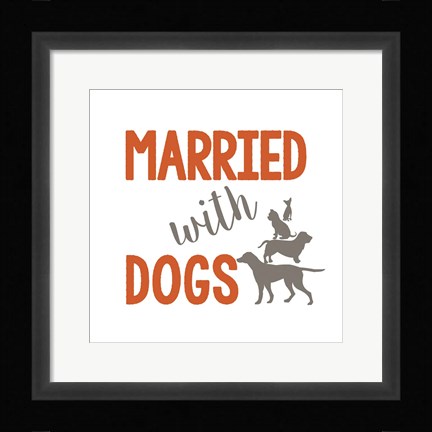 Framed Married Print