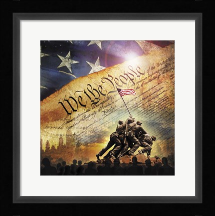 Framed Constitution Print