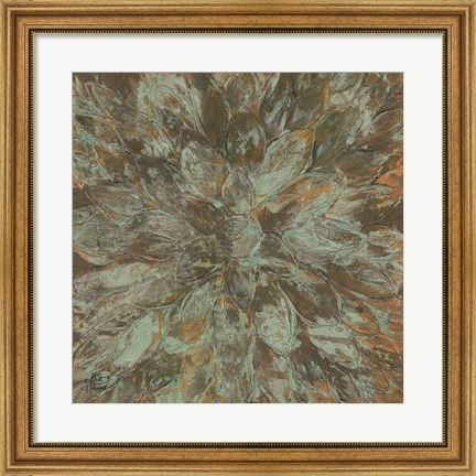 Framed Oxidized Petals II Print