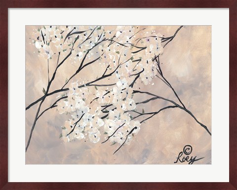 Framed Magnolias in Bloom Print