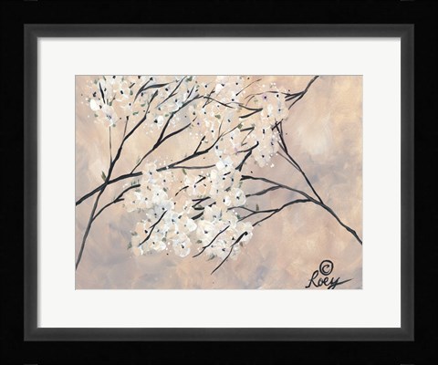 Framed Magnolias in Bloom Print
