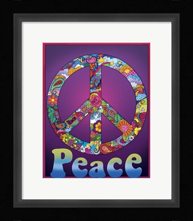 Framed Peace Print