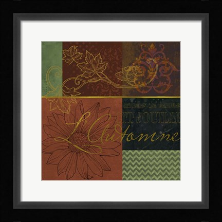 Framed Autumn Patch Print