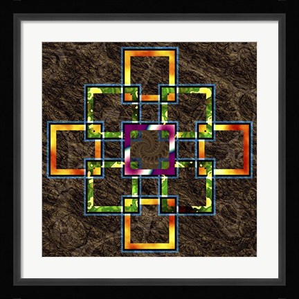Framed Elements Print