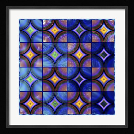 Framed Geometric Forces Print