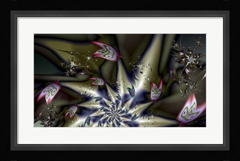 Framed Wonderland Blooms Print