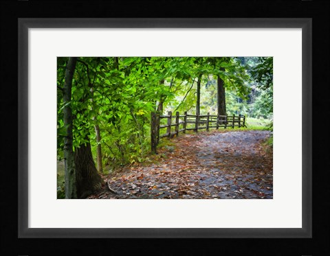 Framed Laurels Pathway Print