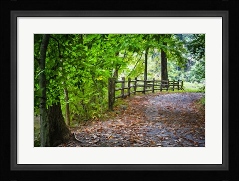 Framed Laurels Pathway Print