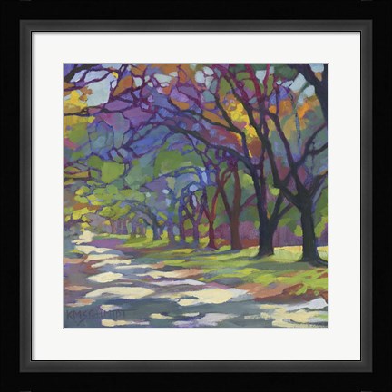 Framed Sunny Oaks Print