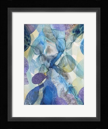Framed Water Series Whirl Print