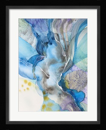 Framed Water Series in The Flow Print