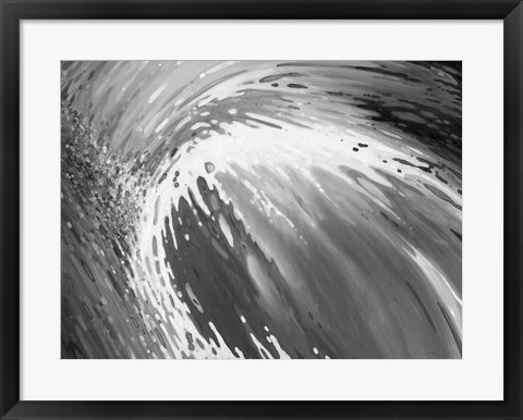 Framed Sweeping Wave Print